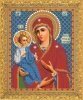 Рисунок на ткани для вышивания бисером 406М "Прсв. Богородица Троеручица"